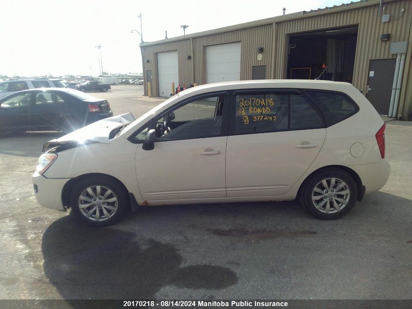 2012 Kia Rondo Lx VIN: KNAHG8A86C7377247 Lot: 20170218