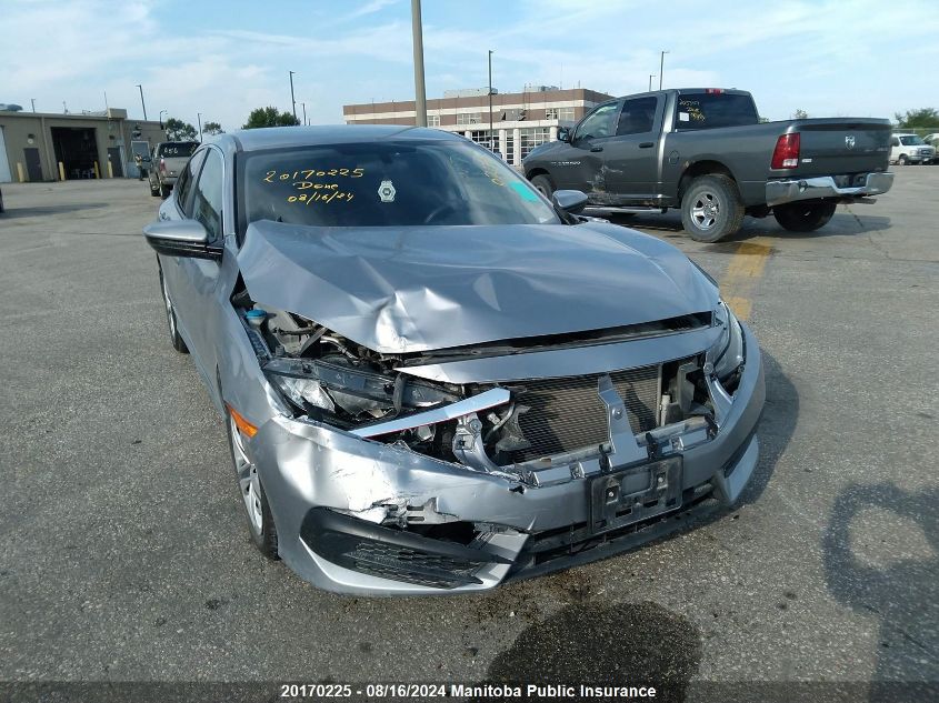 2018 Honda Civic Lx VIN: 2HGFC2F5XJH011120 Lot: 20170225