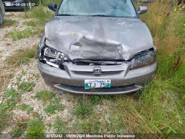 2000 Honda Accord Se VIN: 1HGCG5676YA816194 Lot: 20170242