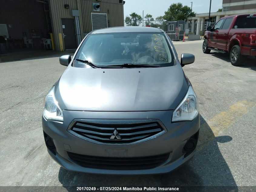 2017 Mitsubishi Mirage G4 Es VIN: ML32F3FJ5HH002433 Lot: 20170249