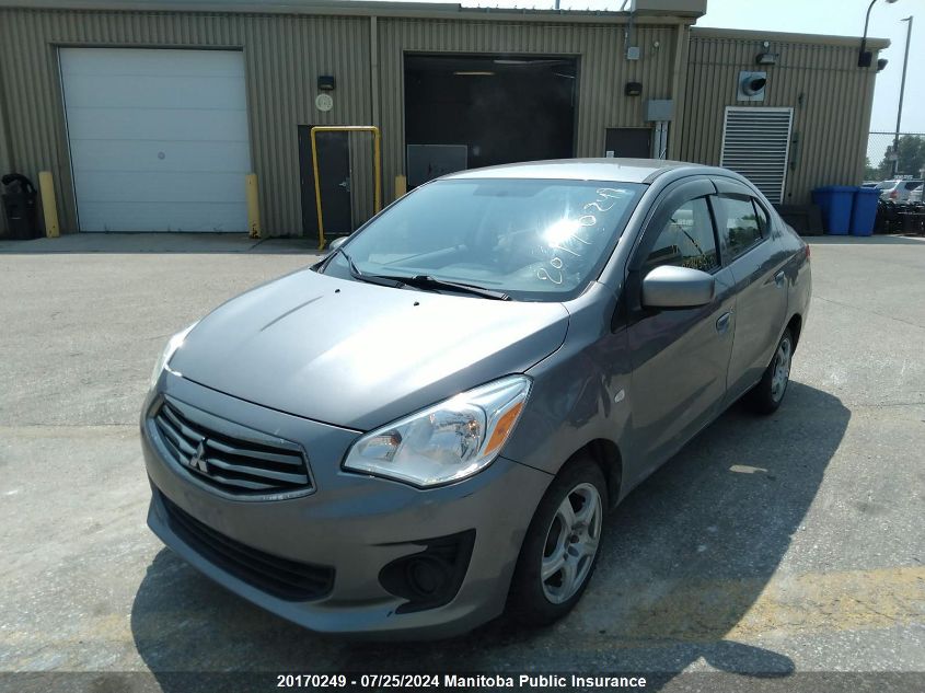 2017 Mitsubishi Mirage G4 Es VIN: ML32F3FJ5HH002433 Lot: 20170249