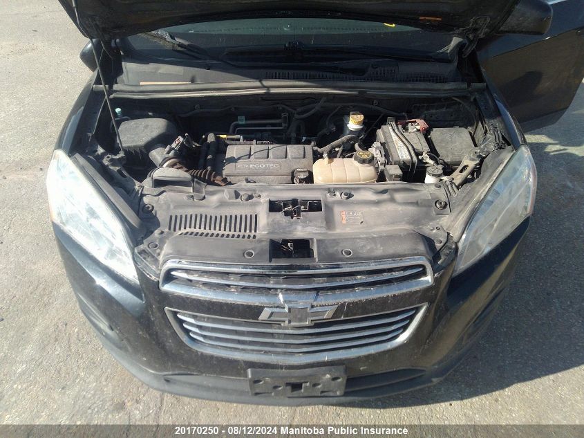 2016 Chevrolet Trax Lt VIN: 3GNCJPSBXGL221787 Lot: 20170250