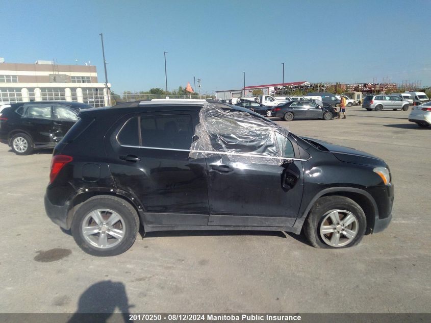 2016 Chevrolet Trax Lt VIN: 3GNCJPSBXGL221787 Lot: 20170250