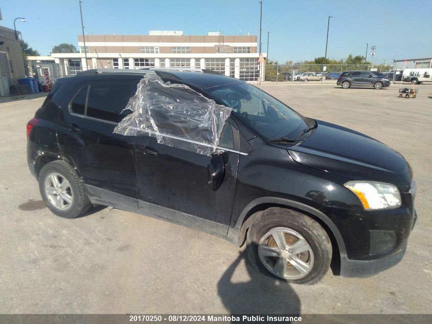 2016 Chevrolet Trax Lt VIN: 3GNCJPSBXGL221787 Lot: 20170250