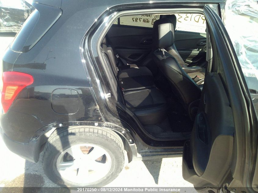 2016 Chevrolet Trax Lt VIN: 3GNCJPSBXGL221787 Lot: 20170250