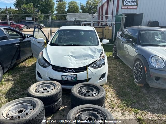 2011 Hyundai Elantra Gl VIN: 5NPDH4AE2BH025743 Lot: 20170254