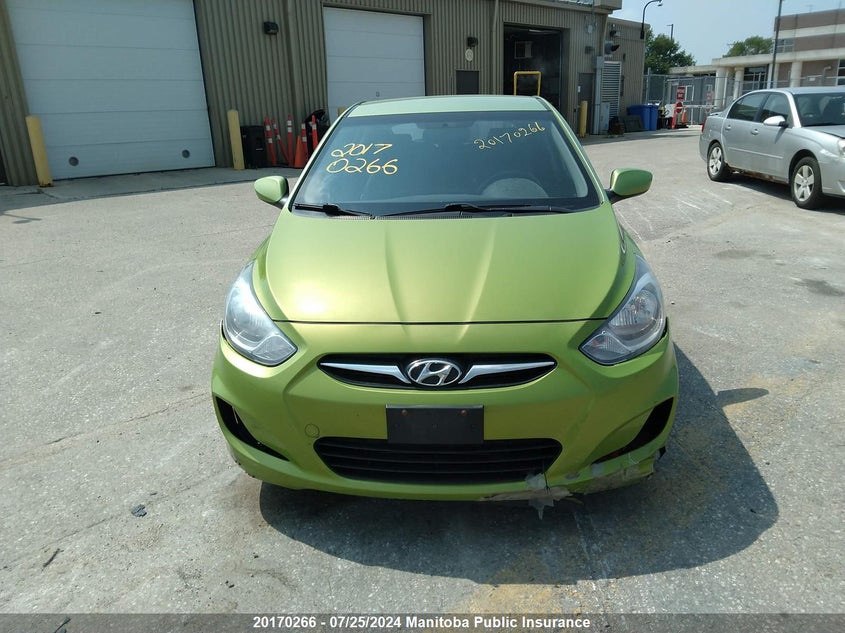 2012 Hyundai Accent Gl VIN: KMHCT5AEXCU012077 Lot: 20170266