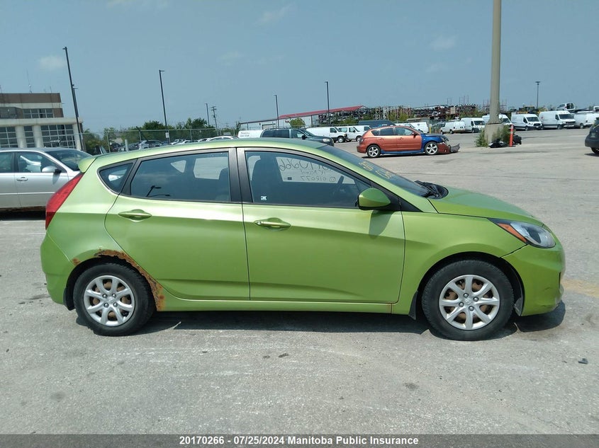 2012 Hyundai Accent Gl VIN: KMHCT5AEXCU012077 Lot: 20170266