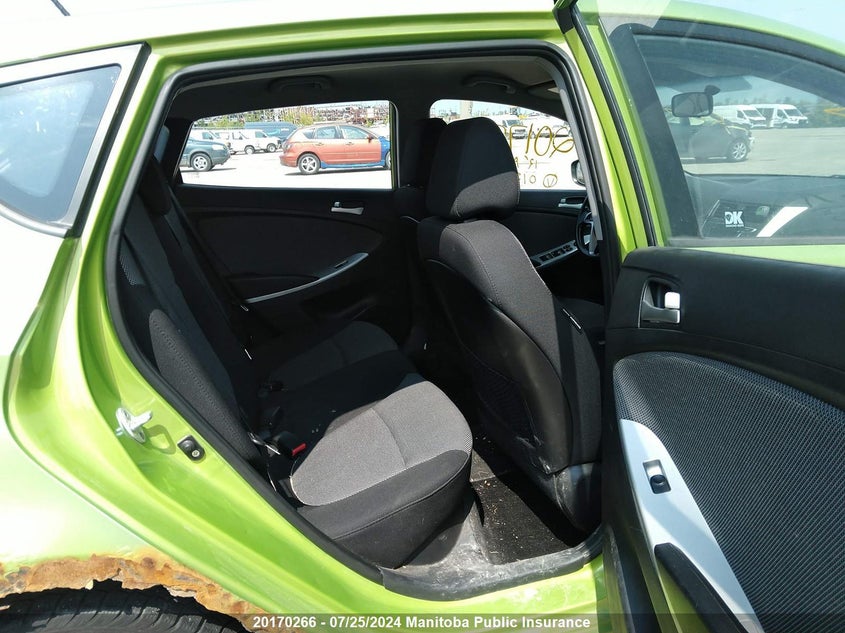 2012 Hyundai Accent Gl VIN: KMHCT5AEXCU012077 Lot: 20170266