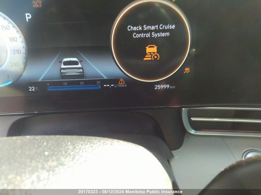 2022 Hyundai Elantra Ultimate VIN: KMHLN4AG2NU269260 Lot: 20170323