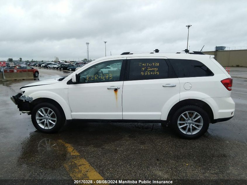 2015 Dodge Journey R/T VIN: 3C4PDDFG9FT560125 Lot: 20170328