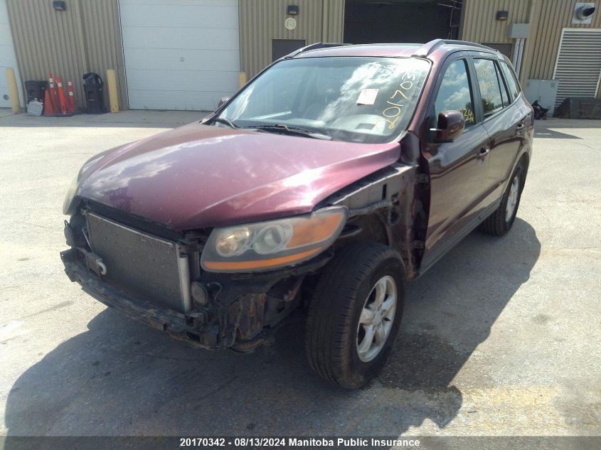 2008 Hyundai Santa Fe Gls VIN: 5NMSG13D58H216589 Lot: 20170342