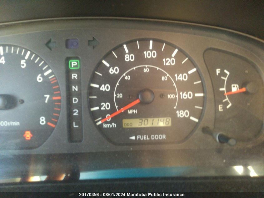 2000 Toyota Sienna Le V6 VIN: 4T3ZF13C3YU256951 Lot: 20170356