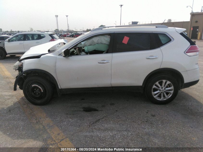 2015 Nissan Rogue Sv VIN: 5N1AT2MV9FC806984 Lot: 20170364