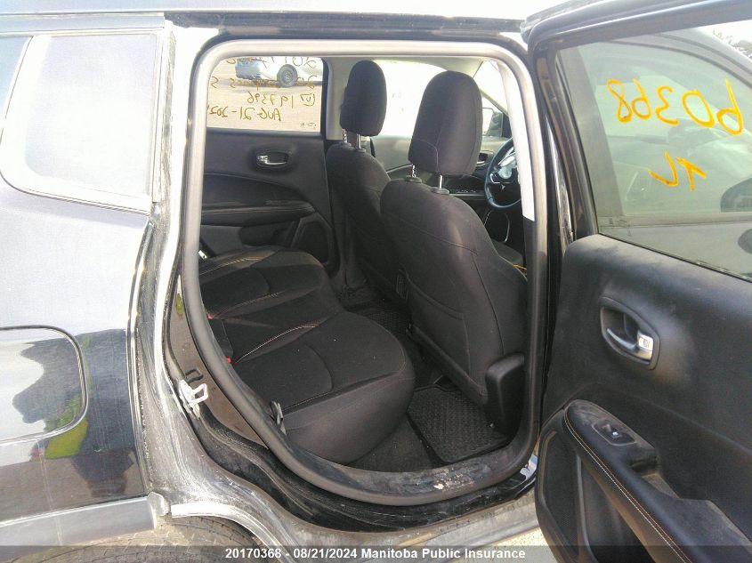 2020 Jeep Compass Sport VIN: 3C4NJDAB0LT197396 Lot: 20170368