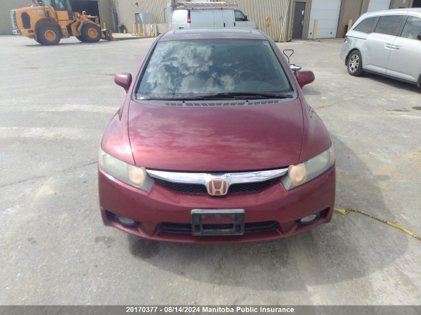 2009 Honda Civic Lx VIN: 2HGFA15609H008586 Lot: 20170377