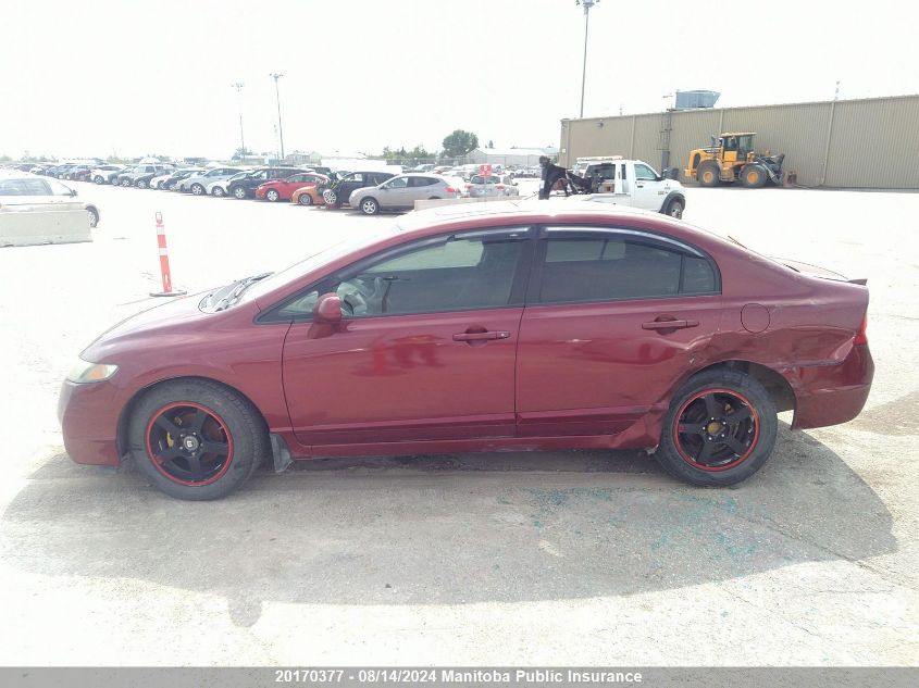 2009 Honda Civic Lx VIN: 2HGFA15609H008586 Lot: 20170377