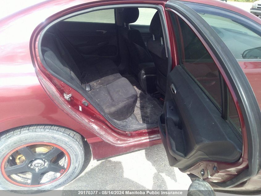 2009 Honda Civic Lx VIN: 2HGFA15609H008586 Lot: 20170377