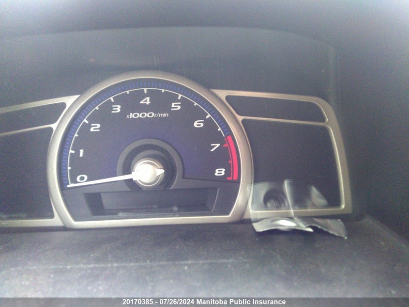 2009 Honda Civic Dx-G VIN: 2HGFA15429H008815 Lot: 20170385