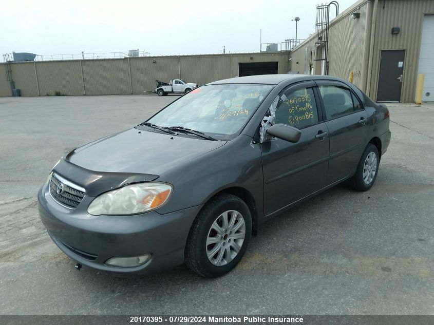 2005 Toyota Corolla Le VIN: 2T1BR32EX5C900815 Lot: 20170395