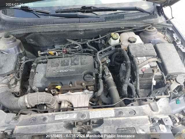 2014 Chevrolet Cruze Lt Turbo VIN: 1G1PC5SB0E7109745 Lot: 20170405