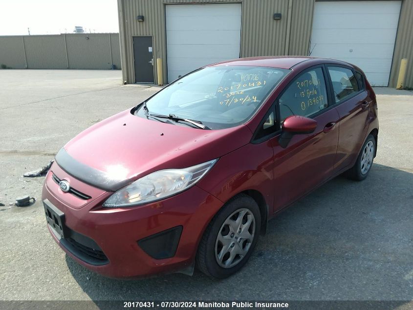 2013 Ford Fiesta Se VIN: 3FADP4EJ7DM139699 Lot: 20170431