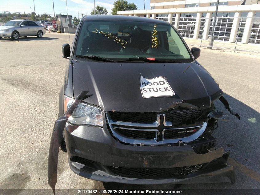 2016 Dodge Grand Caravan Se VIN: 2C4RDGBG2GR209254 Lot: 20170482