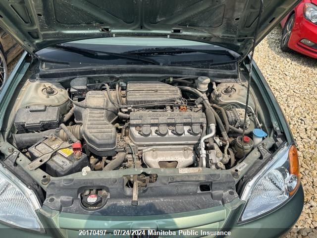 2003 Honda Civic Lx VIN: 2HGES16623H905892 Lot: 20170497