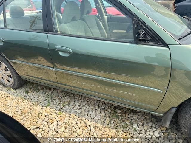 2003 Honda Civic Lx VIN: 2HGES16623H905892 Lot: 20170497