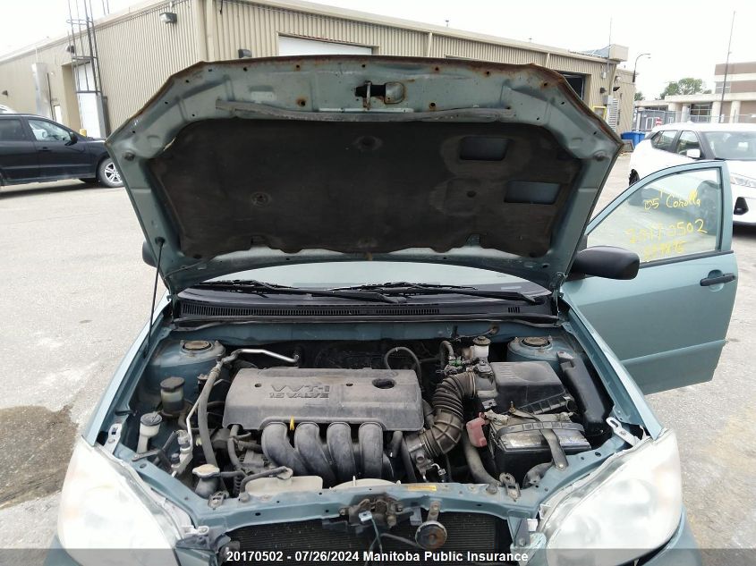 2005 Toyota Corolla Le VIN: 2T1BR32EX5C889895 Lot: 20170502