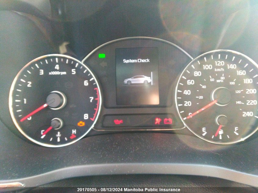 2017 Kia Forte Ex VIN: 3KPFL4A82HE019438 Lot: 20170505