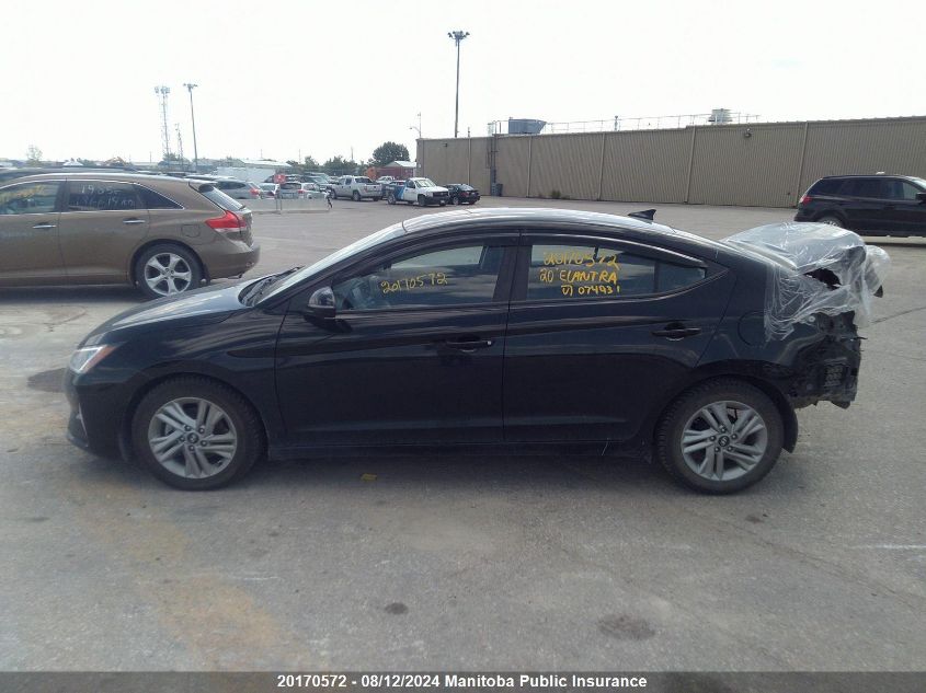 2020 Hyundai Elantra Preferred VIN: KMHD84LF5LU074931 Lot: 20170572