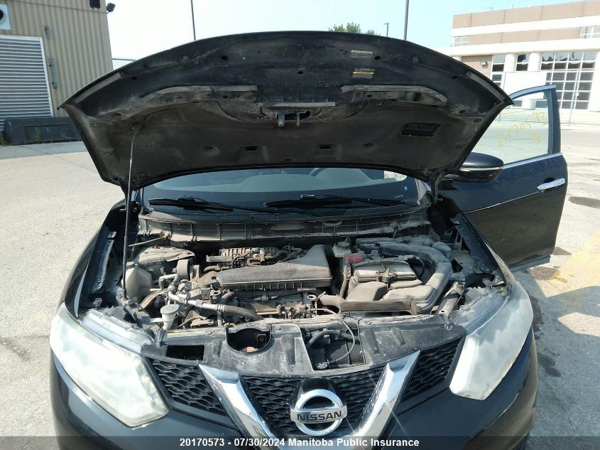 2015 Nissan Rogue S VIN: 5N1AT2MT5FC879011 Lot: 20170573