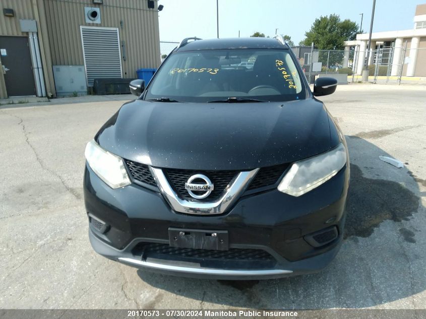 2015 Nissan Rogue S VIN: 5N1AT2MT5FC879011 Lot: 20170573