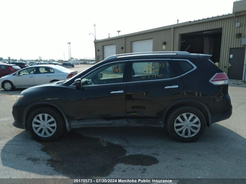 2015 Nissan Rogue S VIN: 5N1AT2MT5FC879011 Lot: 20170573