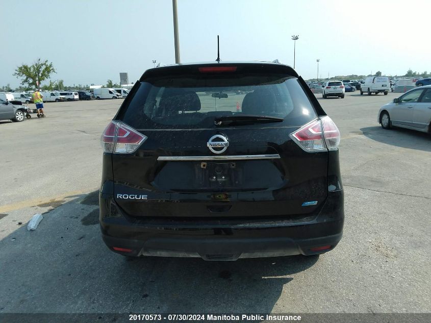 2015 Nissan Rogue S VIN: 5N1AT2MT5FC879011 Lot: 20170573