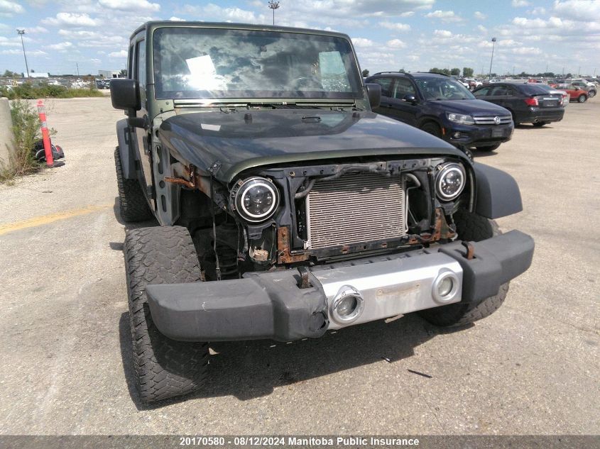 2007 Jeep Wrangler Unlimited X VIN: 1J4GA39187L124867 Lot: 20170580