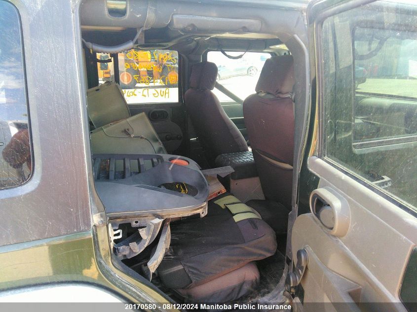 2007 Jeep Wrangler Unlimited X VIN: 1J4GA39187L124867 Lot: 20170580