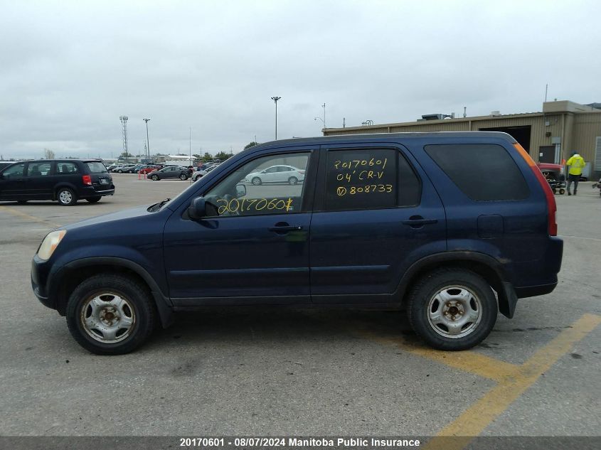 2004 Honda Cr-V VIN: JHLRD78974C808733 Lot: 20170601