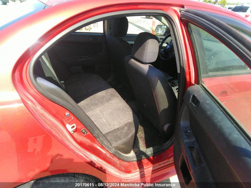 2010 Mitsubishi Lancer Se VIN: JA32U2FUXAU600407 Lot: 20170615