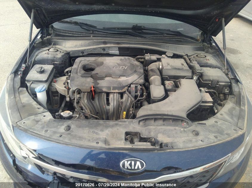 2019 Kia Optima Lx VIN: 5XXGT4L38KG276060 Lot: 20170626