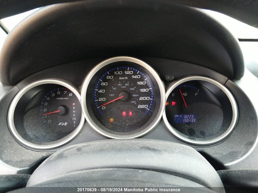 2007 Honda Fit Lx VIN: JHMGD38407S803500 Lot: 20170639