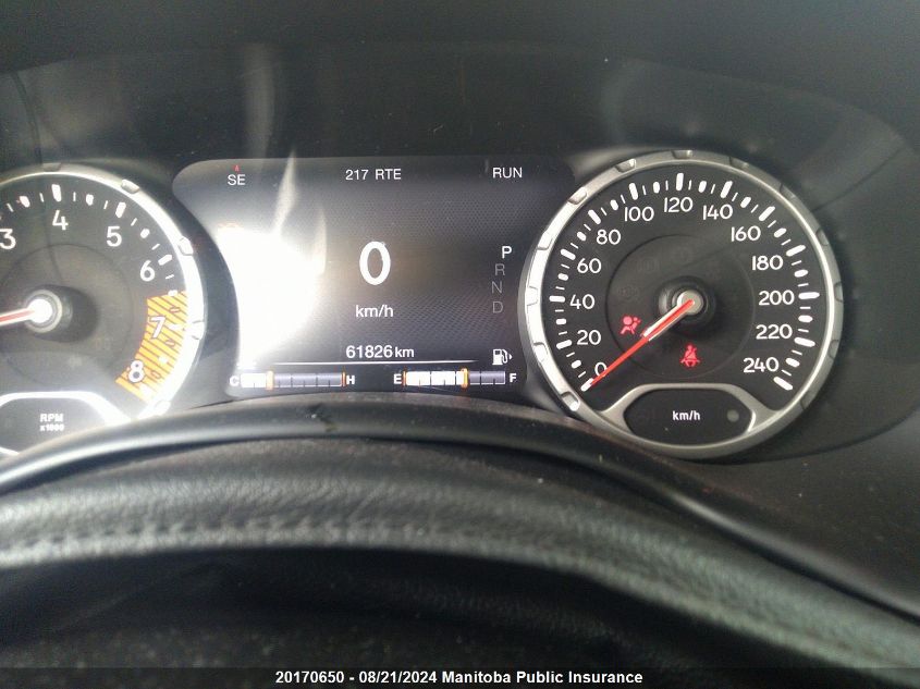 2019 Jeep Renegade Trailhawk VIN: ZACNJBC16KPK36939 Lot: 20170650