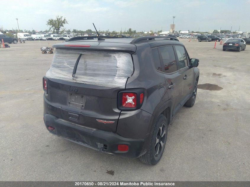 2019 Jeep Renegade Trailhawk VIN: ZACNJBC16KPK36939 Lot: 20170650