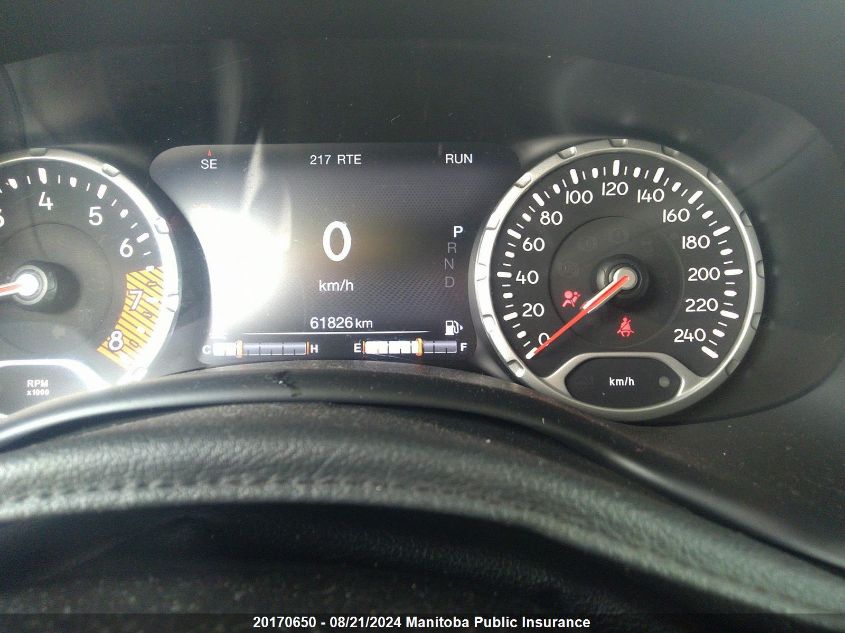 2019 Jeep Renegade Trailhawk VIN: ZACNJBC16KPK36939 Lot: 20170650