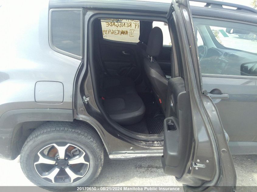 2019 Jeep Renegade Trailhawk VIN: ZACNJBC16KPK36939 Lot: 20170650