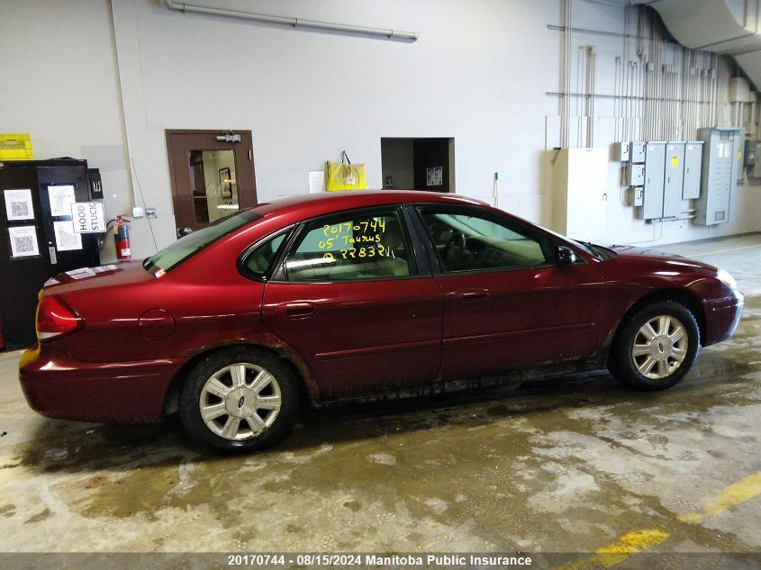 2005 Ford Taurus Se VIN: 1FAFP53U65A228321 Lot: 20170744