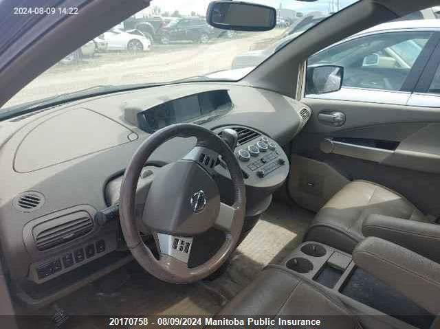 2006 Nissan Quest 3.5 Sl VIN: 5N1BV28U16N104128 Lot: 20170758