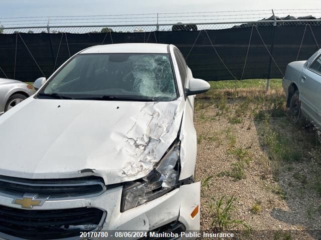 2015 Chevrolet Cruze Lt Turbo VIN: 1G1PC5SBXF7258956 Lot: 20170780