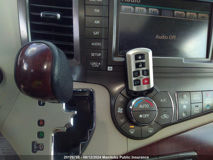 2012 Toyota Sienna Xle V6 VIN: 5TDDK3DC2CS041619 Lot: 20170788